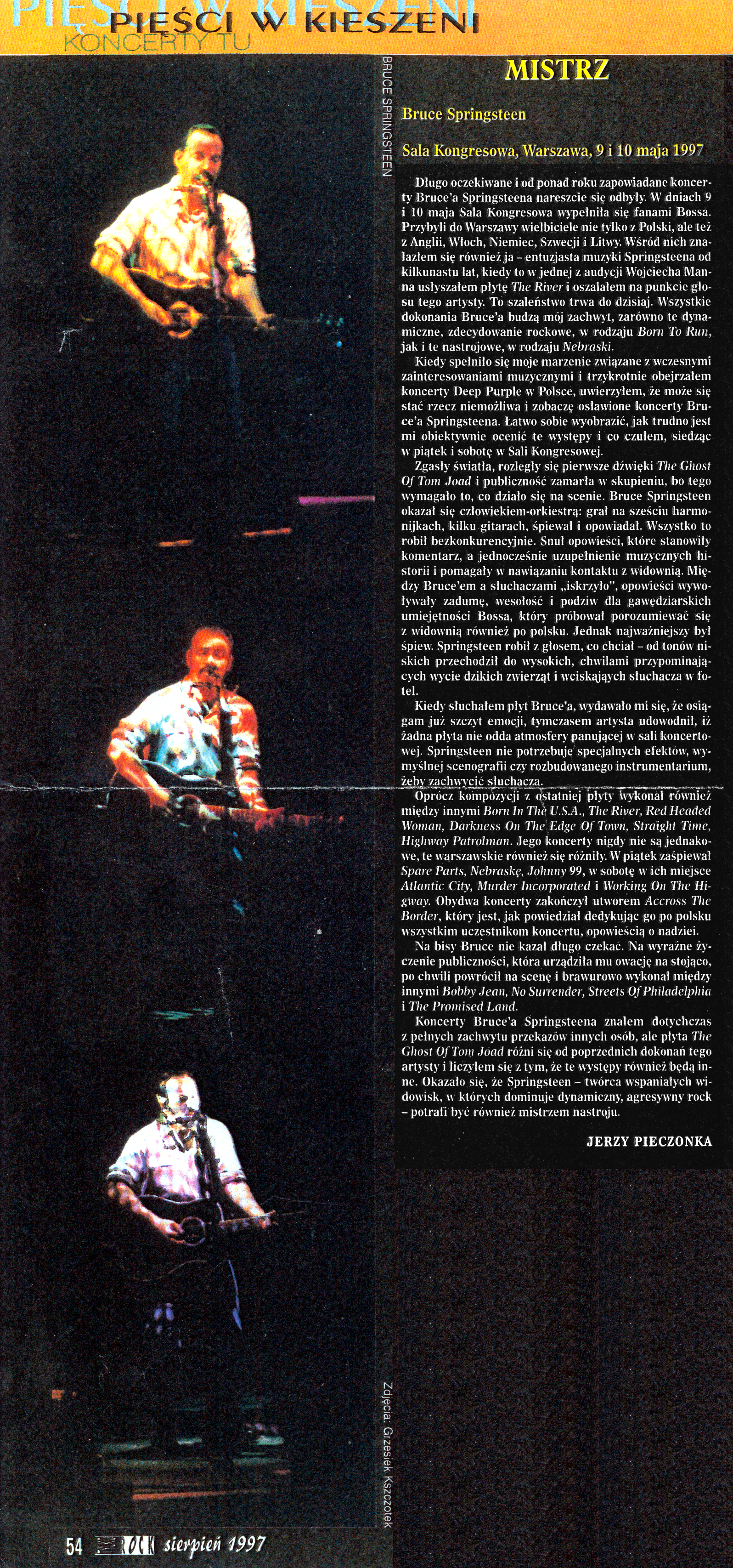 Bruce Springsteen - Warszawa 1997